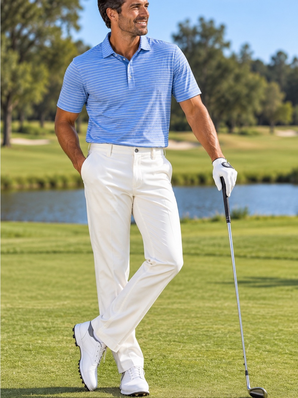 Under Armour White Men's Golf Chinos